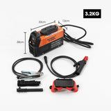 ROSSI 160 Amp Inverter Arc MMA Stick DC Welder, Portable Welding Machine, 15A Plug