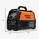 ROSSI 120 Amp Inverter Welder, 3in1 Portable MMA ARC /MIG Gasless /Lift-TIG Welding Machine, 15A Plug