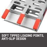 BULLET Pair of 2.3m Aluminium Loading Ramps, 1360kg capacity - Top-Down View