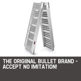 BULLET 1.8m Aluminium Folding Loading Traction Ramp, 200kg capacity - Side View