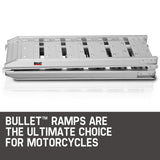 BULLET 1.8m Aluminium Folding Loading Traction Ramp, 200kg capacity - Close-Up Angle