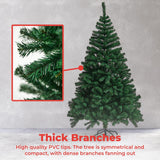 Pre-Lit 1.8m Artificial Christmas Tree with 250 Warm White LED Lights (Green)