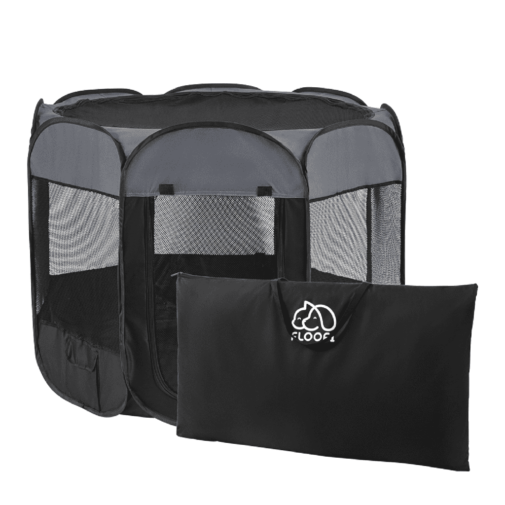 Floofi Grey 120cm Outdoor/Indoor Pet Playpen