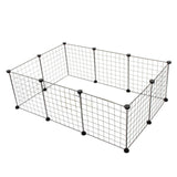 Floofi Small Pet Playpen (Black)