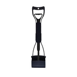 Ergonomic Long-Handled Pet Waste Scooper in Black