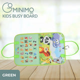 GOMINIMO Green Interactive Learning Busy Board for Kids