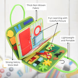 GOMINIMO Green Interactive Learning Busy Board for Kids