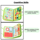 GOMINIMO Green Interactive Learning Busy Board for Kids