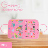 Gominimo Pink Busy Board Learning Toy for Kids