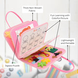 Gominimo Pink Busy Board Learning Toy for Kids