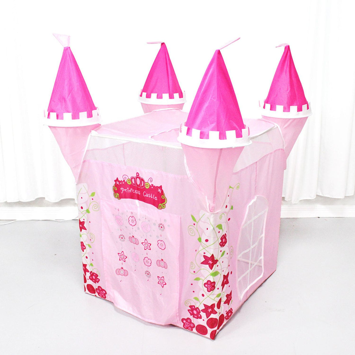 Gominimo Enchanted Pink Princess Castle Play Tent for Kids