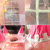 Gominimo Enchanted Pink Princess Castle Play Tent for Kids