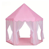 Gominimo Kids Pink Hexagonal Play Tent with LED Lights