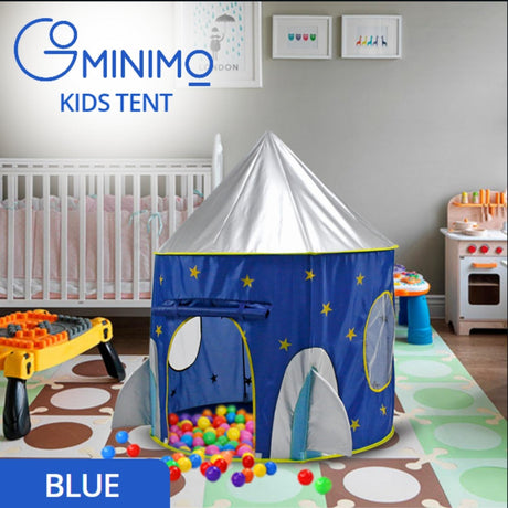 GOMINIMO Space Adventure Pop-Up Tent for Kids (Blue)