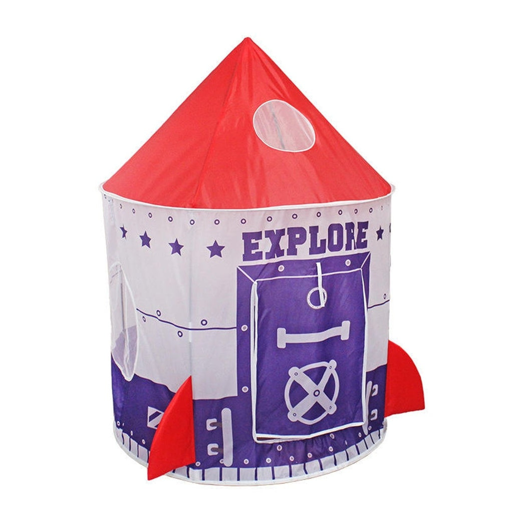 Gominimo Children's Foldable Spaceship Play Tent (Purple & Red)