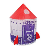 Gominimo Children's Foldable Spaceship Play Tent (Purple & Red)