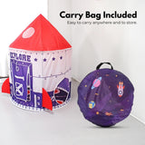 Gominimo Children's Foldable Spaceship Play Tent (Purple & Red)