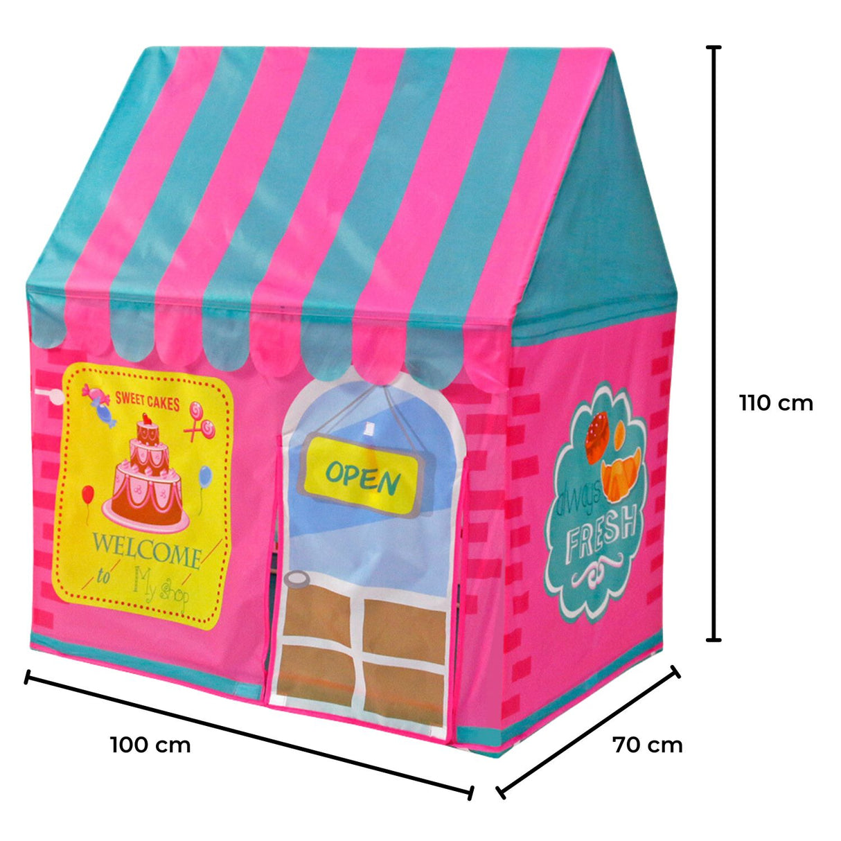 Gominimo Pink Dessert House Play Tent for Kids