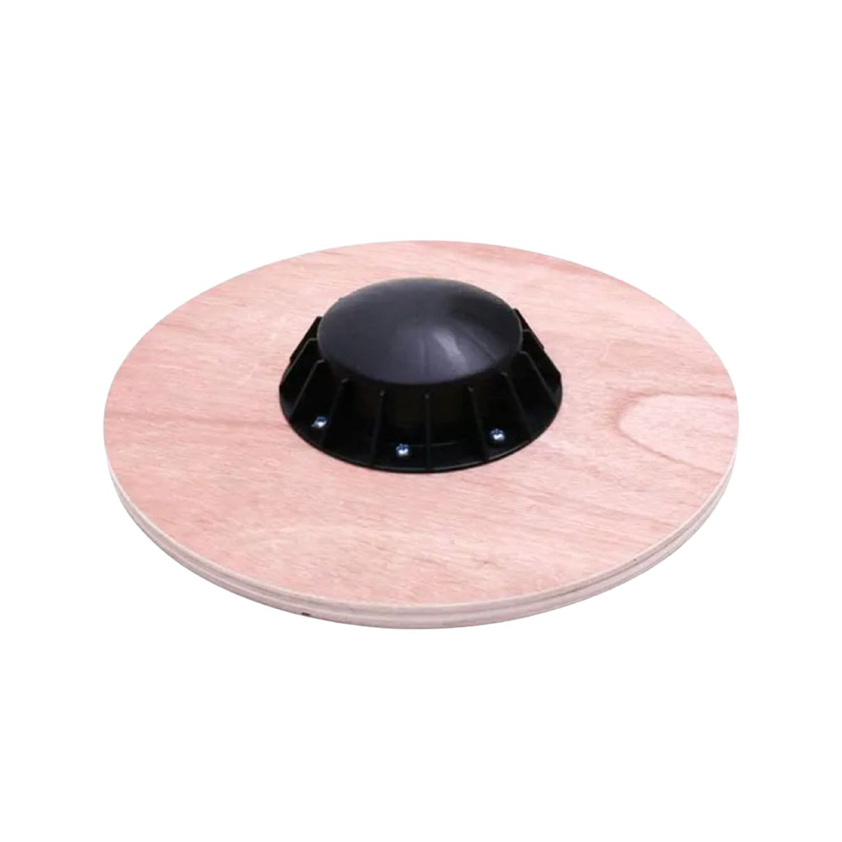 Verpeak Balance Wobble Board with Non-Slip Pads (Black and Wood Design)