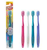 [6-PACK] EBISU Premiumcare Toothbrush No. 62 Whitening Broad Head Massage Toothbrush (pack of three)