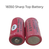 2x AW IMR 18350 Rechargeable Batteries -  700mAh 3.7V Lithium Li-ion Battery