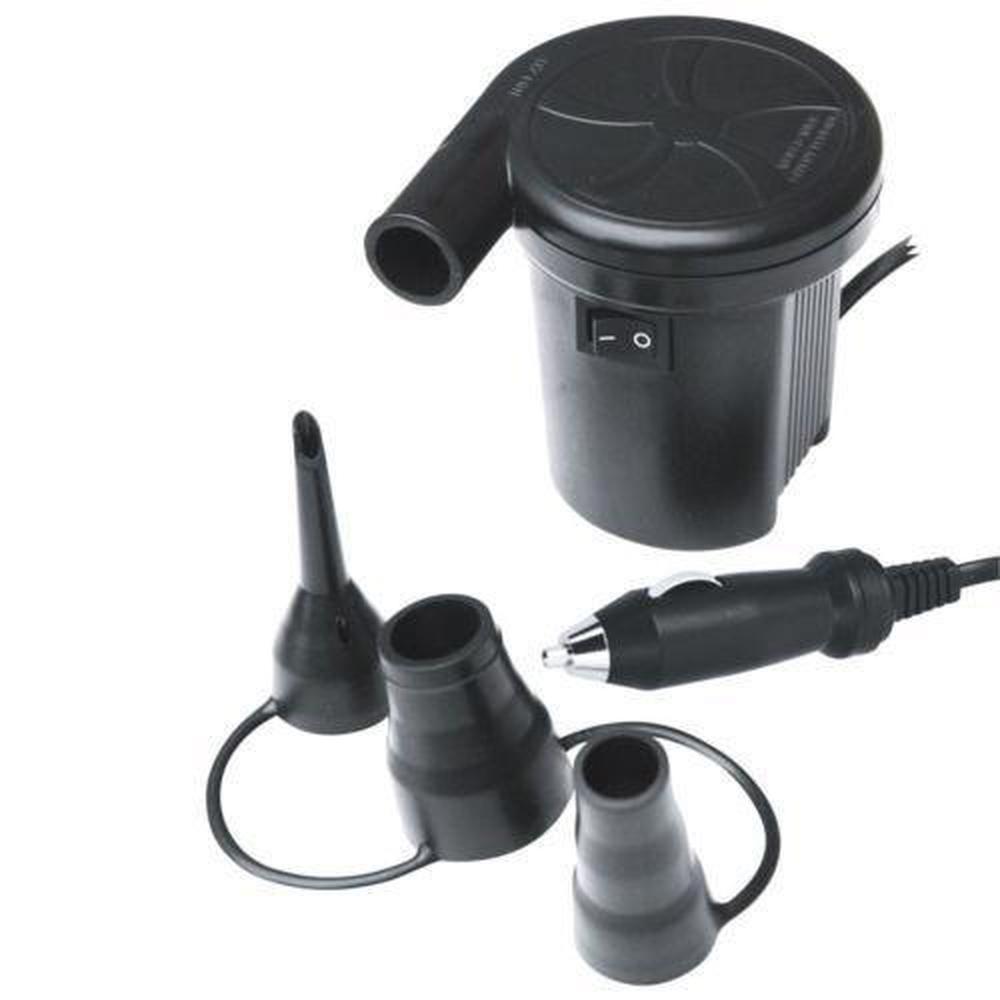 High-Performance 12V Electric Air Pump for Quick Inflate/Deflate - Car Lighter Plug Compatible