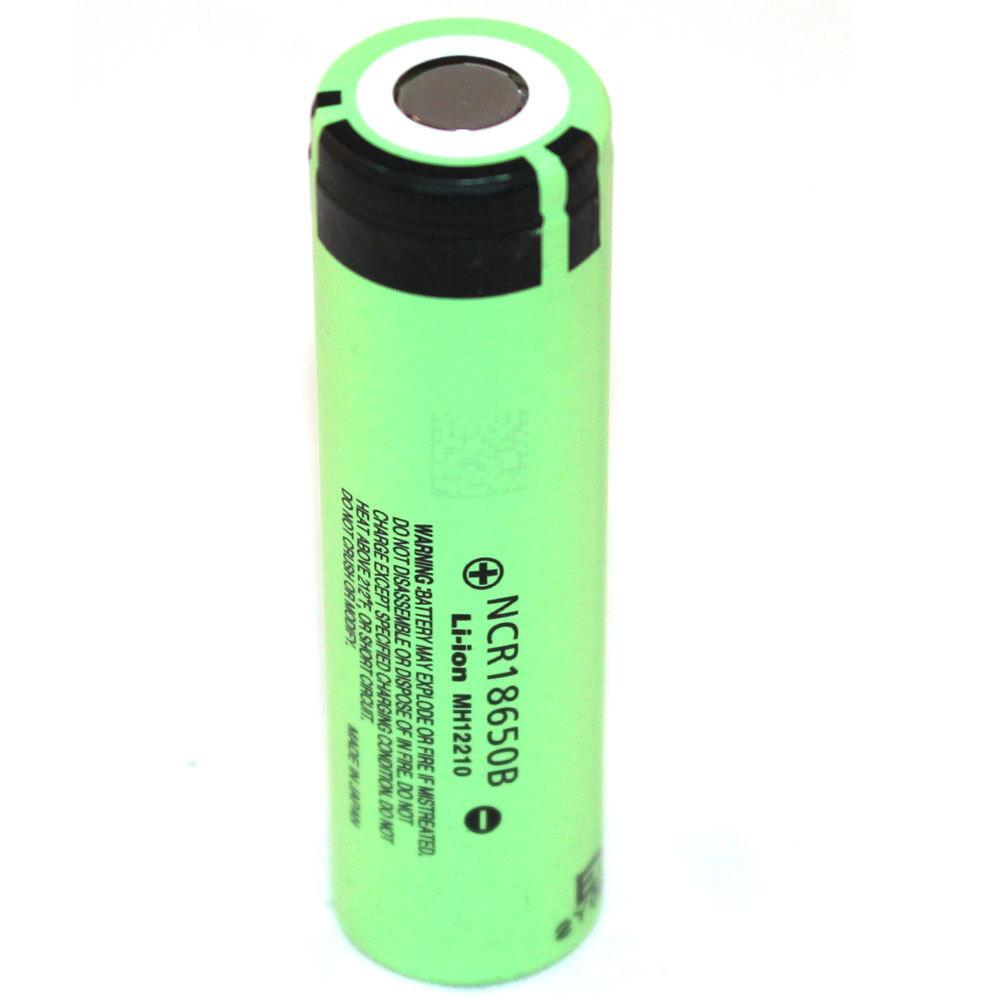 High-Capacity Panasonic NCR18650B Lithium-Ion Battery 3400mAh with Short Circuit Protection