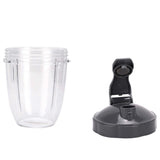 Nutribullet Short Cup with Flip Top Lid - Compatible with 600 & 900 Series Models