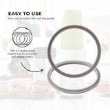 3-Pack Grey Gasket Seals for Nutribullet Blades - Compatible with 600W, 900W, and 1200W Models