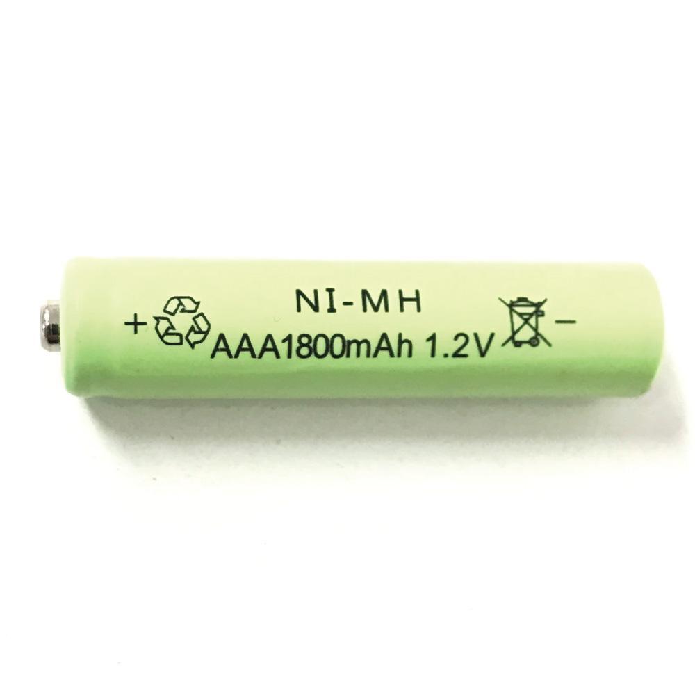 1800 mAh Ni-MH AAA Rechargeable Batteries - 12 Pack With No Memory Effect