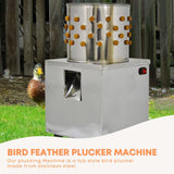 30cm Bird Feather Plucker Machine - Electric Automatic Quail Pigeon Defeathering - Front View