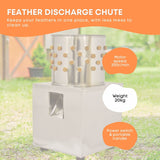 30cm Bird Feather Plucker Machine - Electric Automatic Quail Pigeon Defeathering - Top-Down View