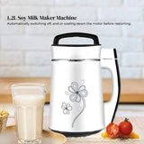 Automatic Soy Milk and Nut Blender Machine - Multifunctional Electric Maker for Fresh Milk and Soups