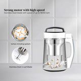 Automatic Soy Milk and Nut Blender Machine - Multifunctional Electric Maker for Fresh Milk and Soups