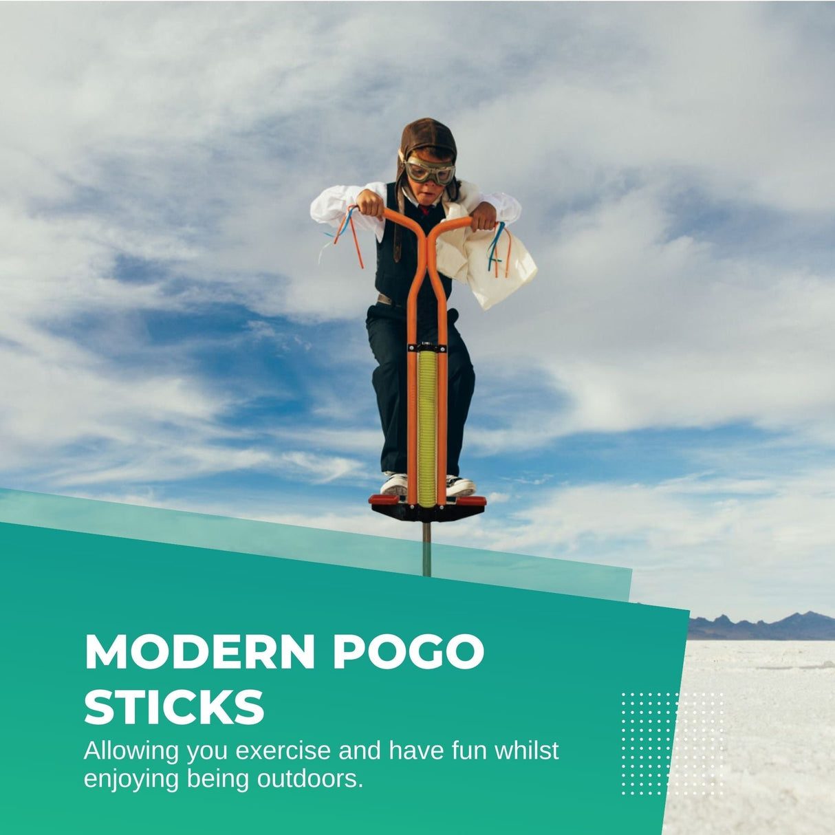 Vibrant Orange Pogo Stick for Kids - Fun Jumping Exercise Toy for Outdoor Play