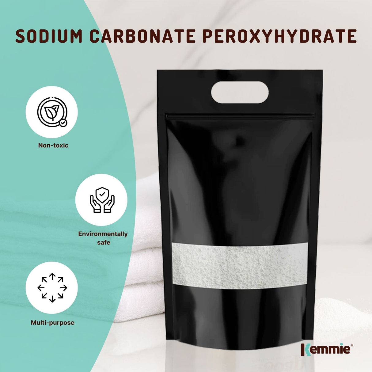 10Kg Eco-Friendly Sodium Percarbonate - Powerful Oxygen Bleach and Laundry Cleaner