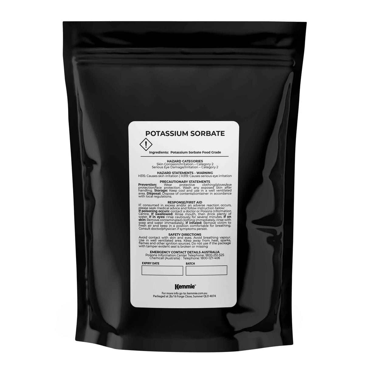 Food Grade Potassium Sorbate Granules 50g - Preservative for Cosmetics, Food & Home Brewing (E202)