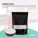 Food Grade Potassium Sorbate Granules 50g - Preservative for Cosmetics, Food & Home Brewing (E202)