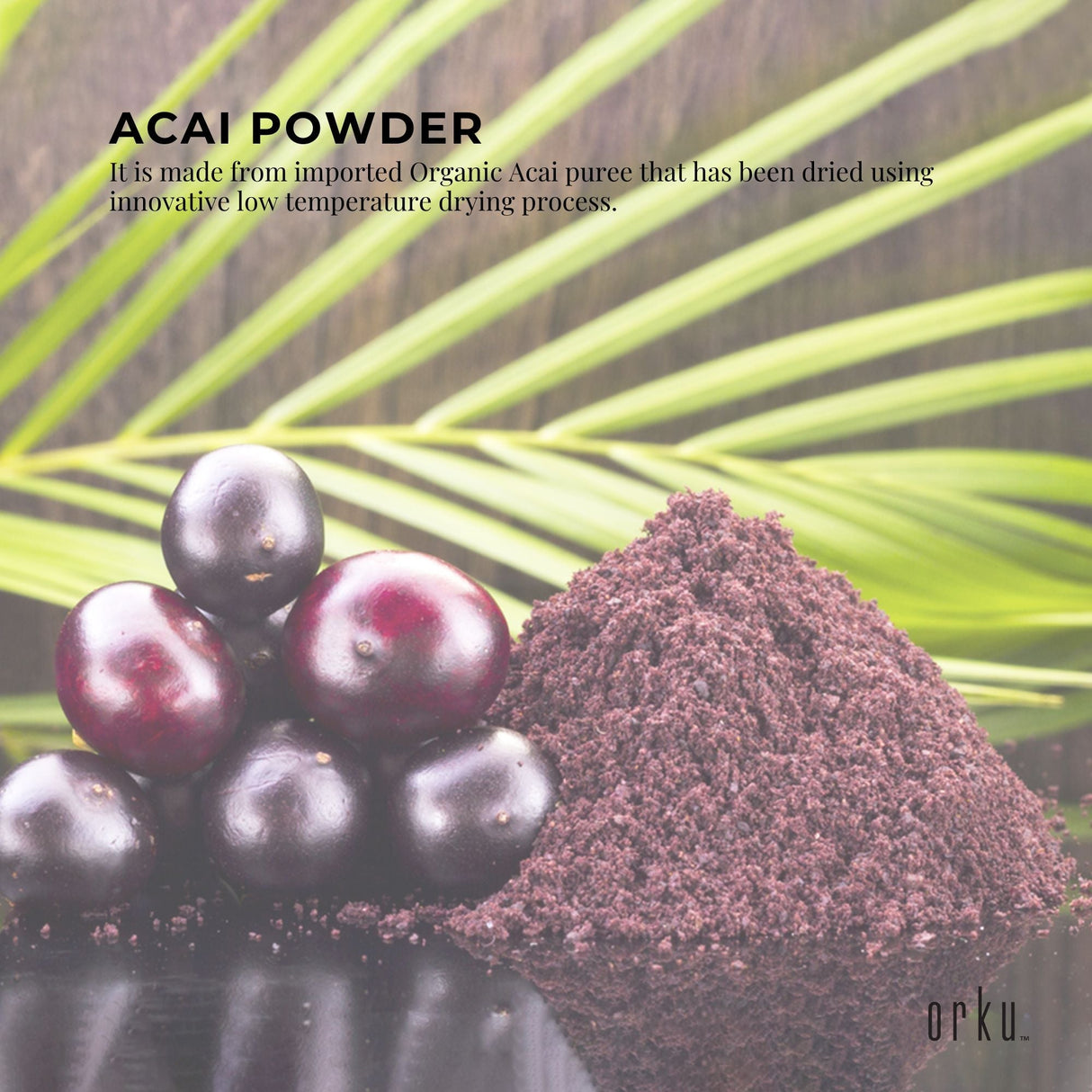 Organic Acai Powder 700g Bucket - Premium Superfood from Amazon Berries