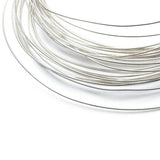 1m Soft Round 28 Gauge Sterling Silver Wire for Fine Jewelry Making