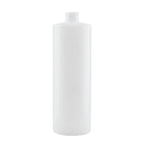 1x 250ml Clear HDPE Round Bottle + 28/410 Caps - Empty Plastic Food Storage