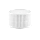 1x 250ml Clear HDPE Round Bottle + 28/410 Caps - Empty Plastic Food Storage