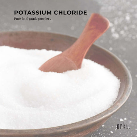 1.3Kg Food Grade Potassium Chloride Powder - Pure KCL E508 Supplement in Resealable Tub