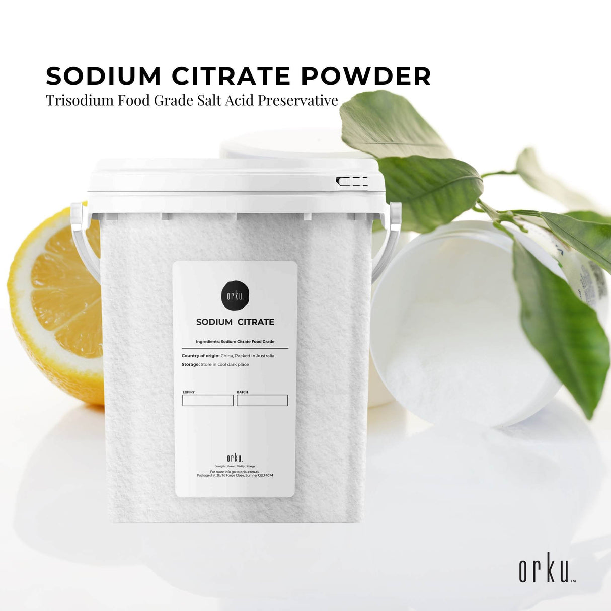 1.3Kg Food Grade Sodium Citrate Powder - Versatile Acid Regulator and Preservative