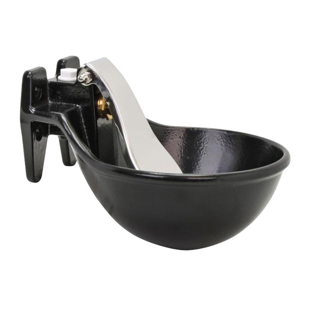 25cm Cattle Drinking Bowl - Iron Cast Mounted Automatic Water Cow Horse Trough