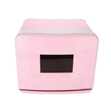 Compact Pink UV Electric Towel Warmer and Steriliser Cabinet - 8L Sanitising Hot Heater