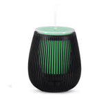 Portable USB Ultrasonic Aroma Diffuser - 100ml Black Essential Oil Humidifier with 7 LED Colors