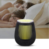 Portable USB Ultrasonic Aroma Diffuser - 100ml Black Essential Oil Humidifier with 7 LED Colors