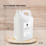 99.9% Pure Refined Glycerine USP - 5L Pharmaceutical Grade from Soybean & Rapeseed