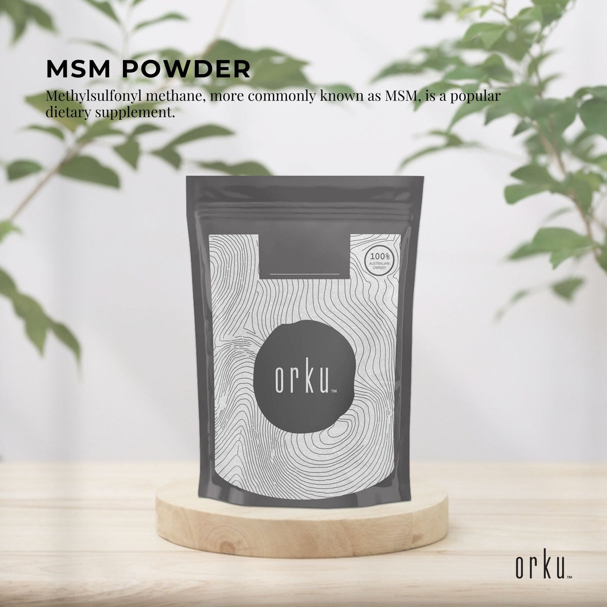 400g Pure MSM Powder - 99% Methylsulfonylmethane for Dietary Supplementation